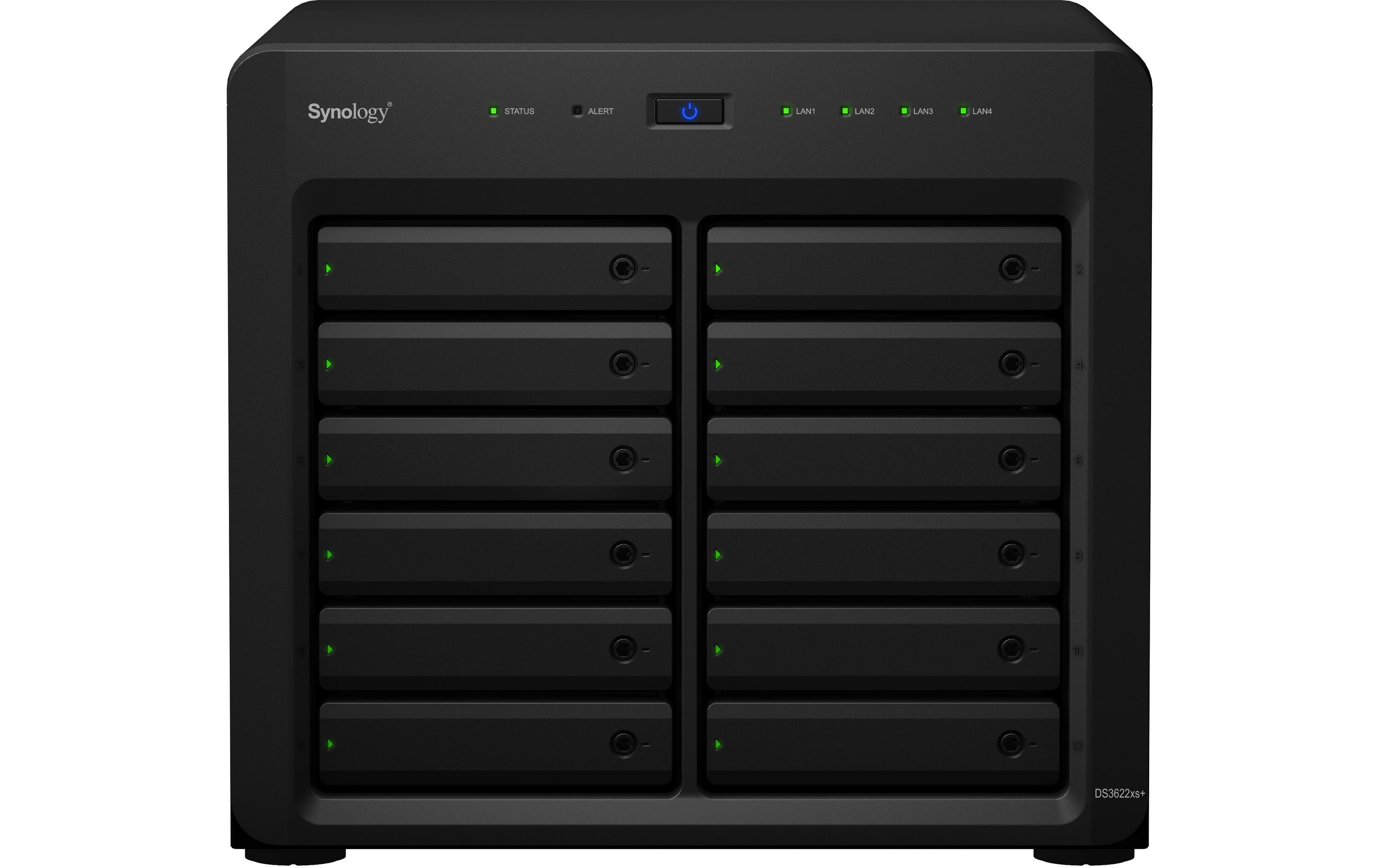 NAS DiskStation DS3622xs+ 12-bay<br>NAS mit 12 Laufwerkschächten