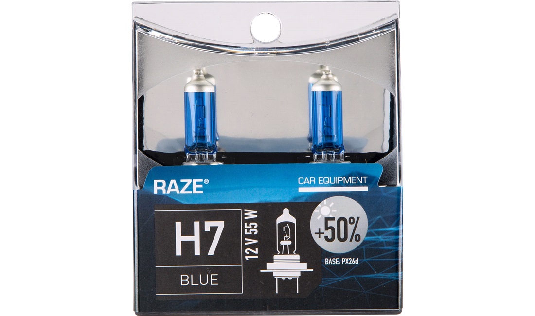 Pæresæt H7 Blue Edition - RAZE