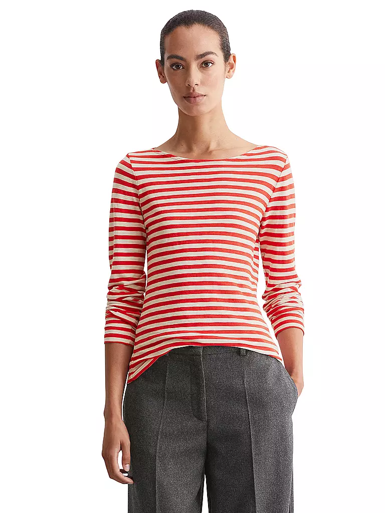 MARC O'POLO Langarmshirt  rot
