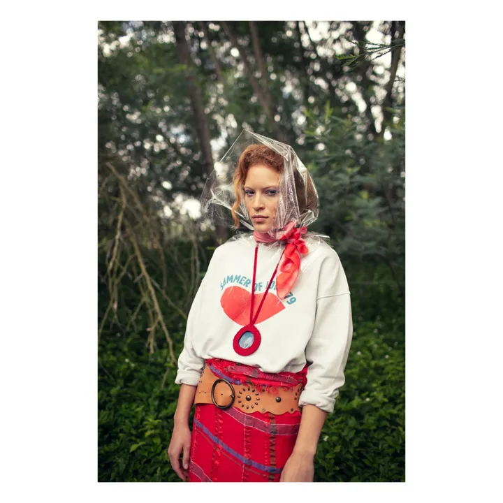 Sisters Department Sweat Julie Coton Bio | Gris clair
