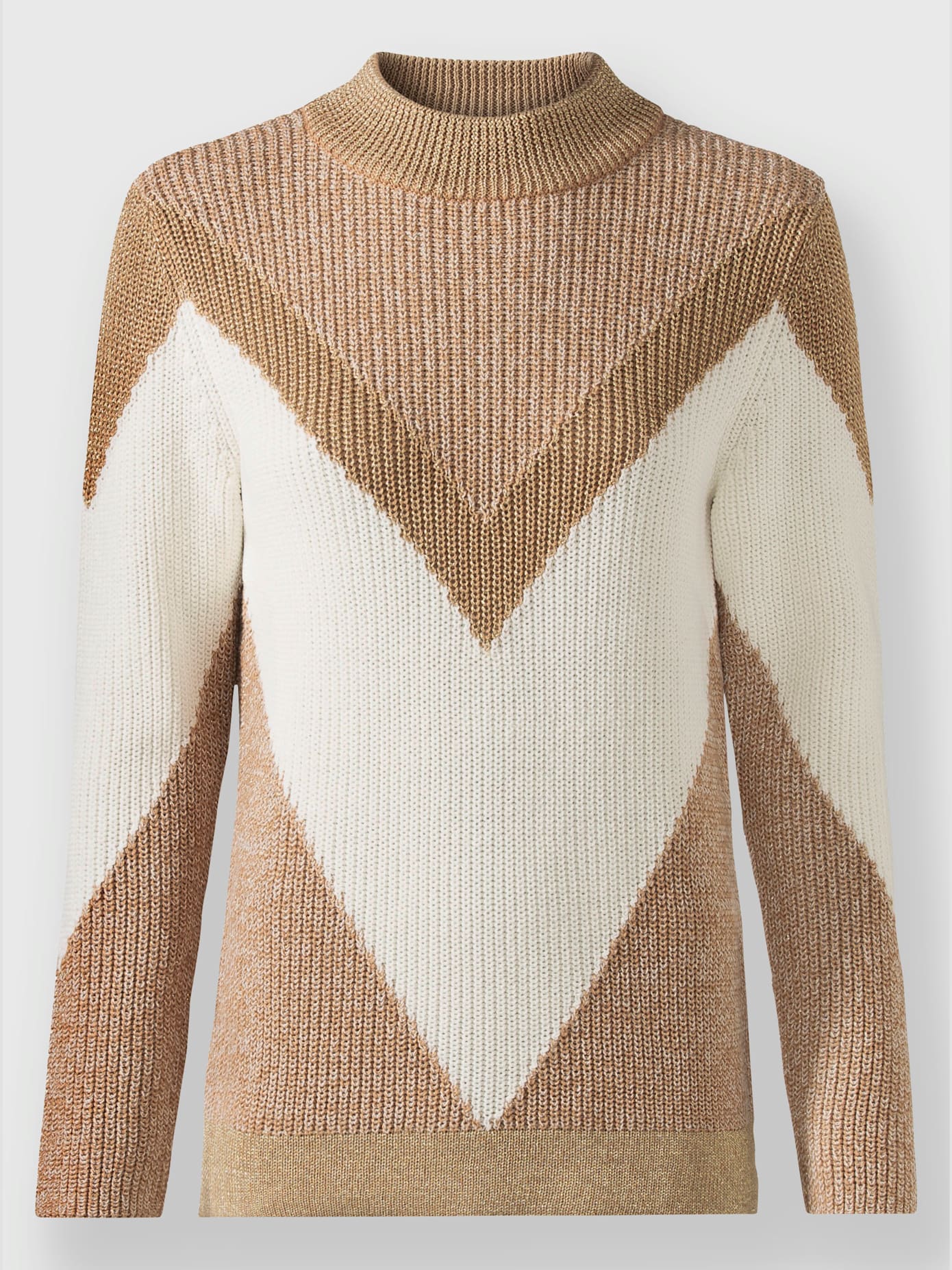 Pull motif maille moderne