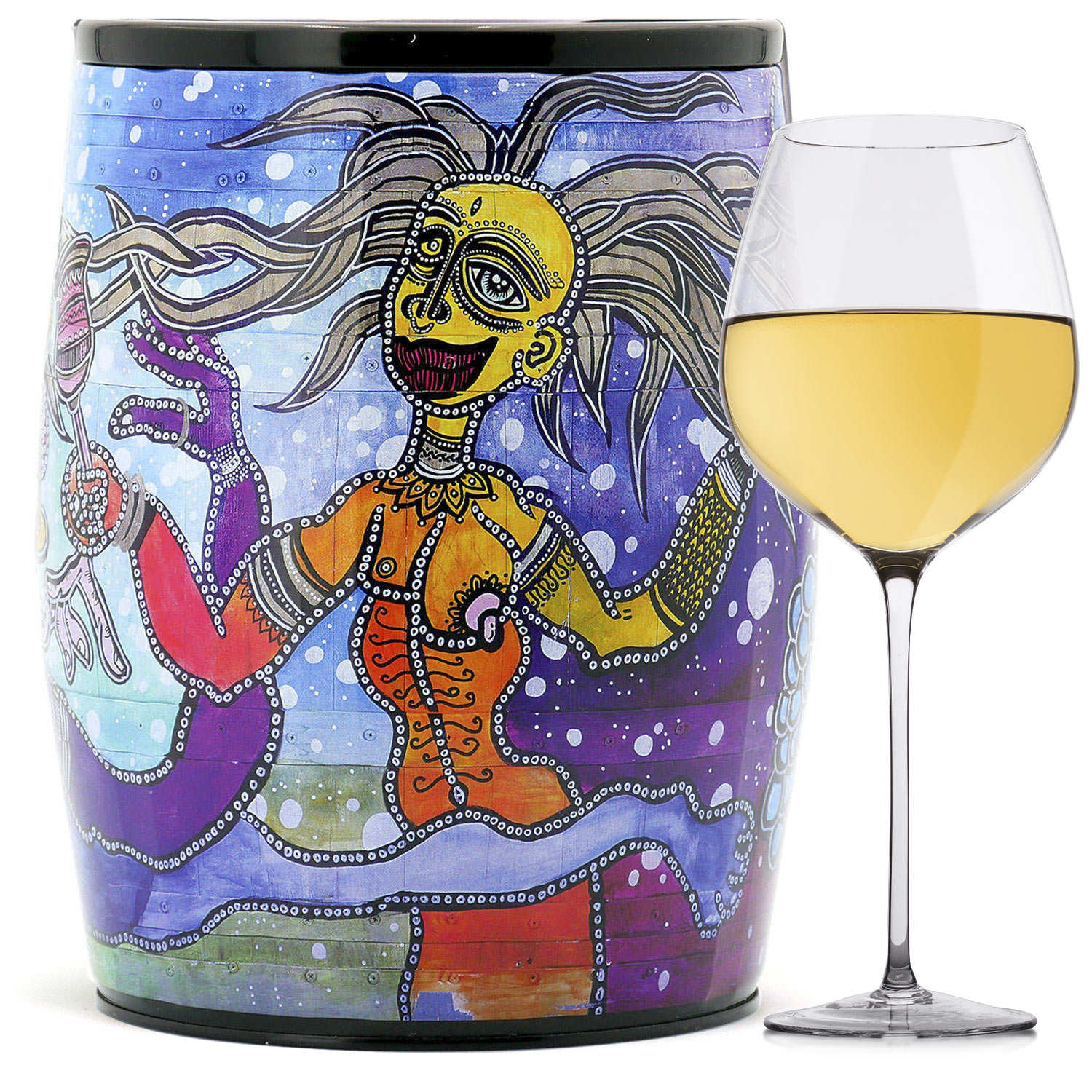 Bib'Art Michaël Relave vin blanc Le Benjamin de Puech Haut