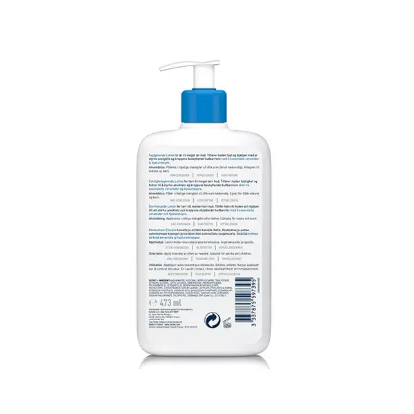 CeraVe Soins Lait Hydratant Visage Corps 473ml