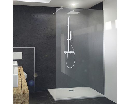 Zijpaneel Breuer Panorama modulair systeem 1200x2000 mm decoratief glas grijs getint 3455005003040