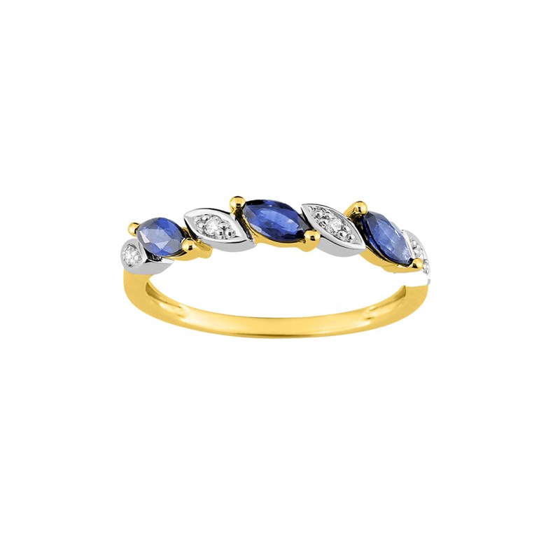 Bague femme - Saphir - Or 18 Carats