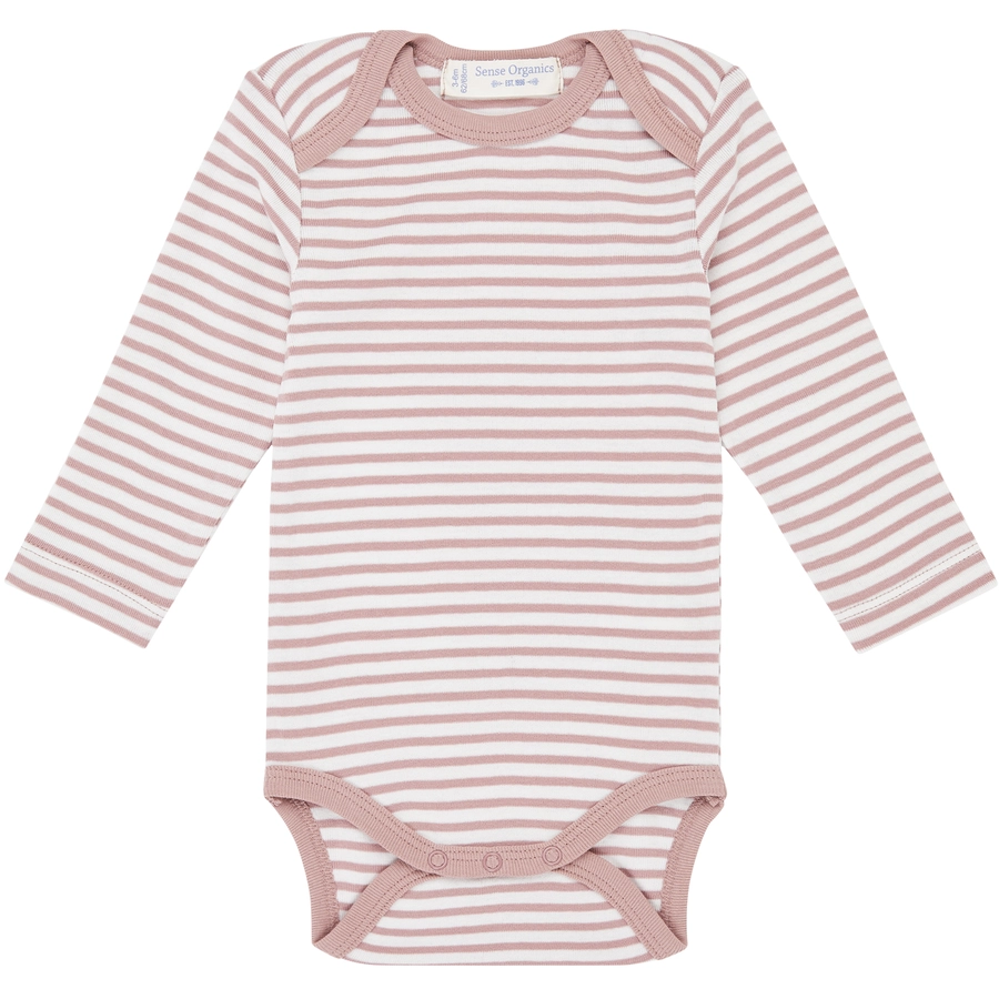 Sense Organics Langarmbody woodrose stripes