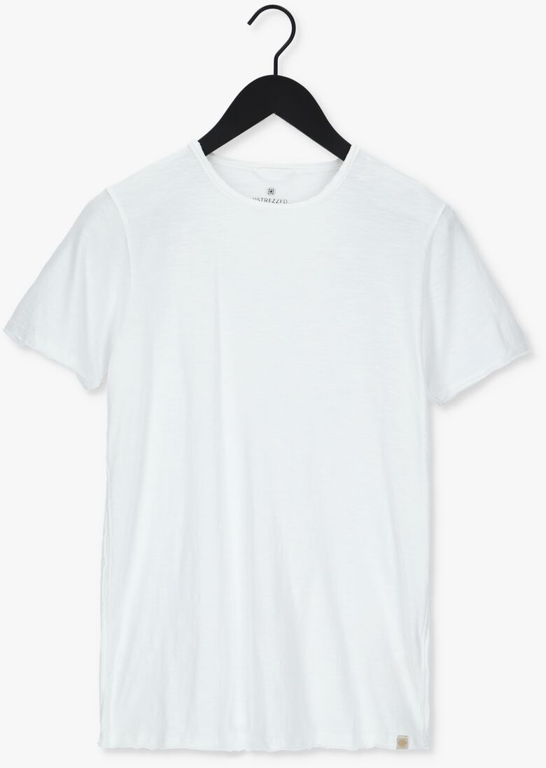 DSTREZZED witte dstrezzed t-shirt mc. queen basic tee slub jersey