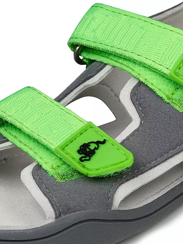 AFFENZAHN Kinder Sandalen AIRY Panther grau
