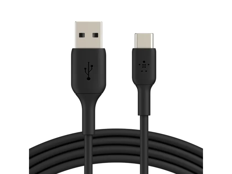 Belkin BoostCharge - USB-kabel - 24 pin USB-C (han) til USB (han) - 2 m - sort