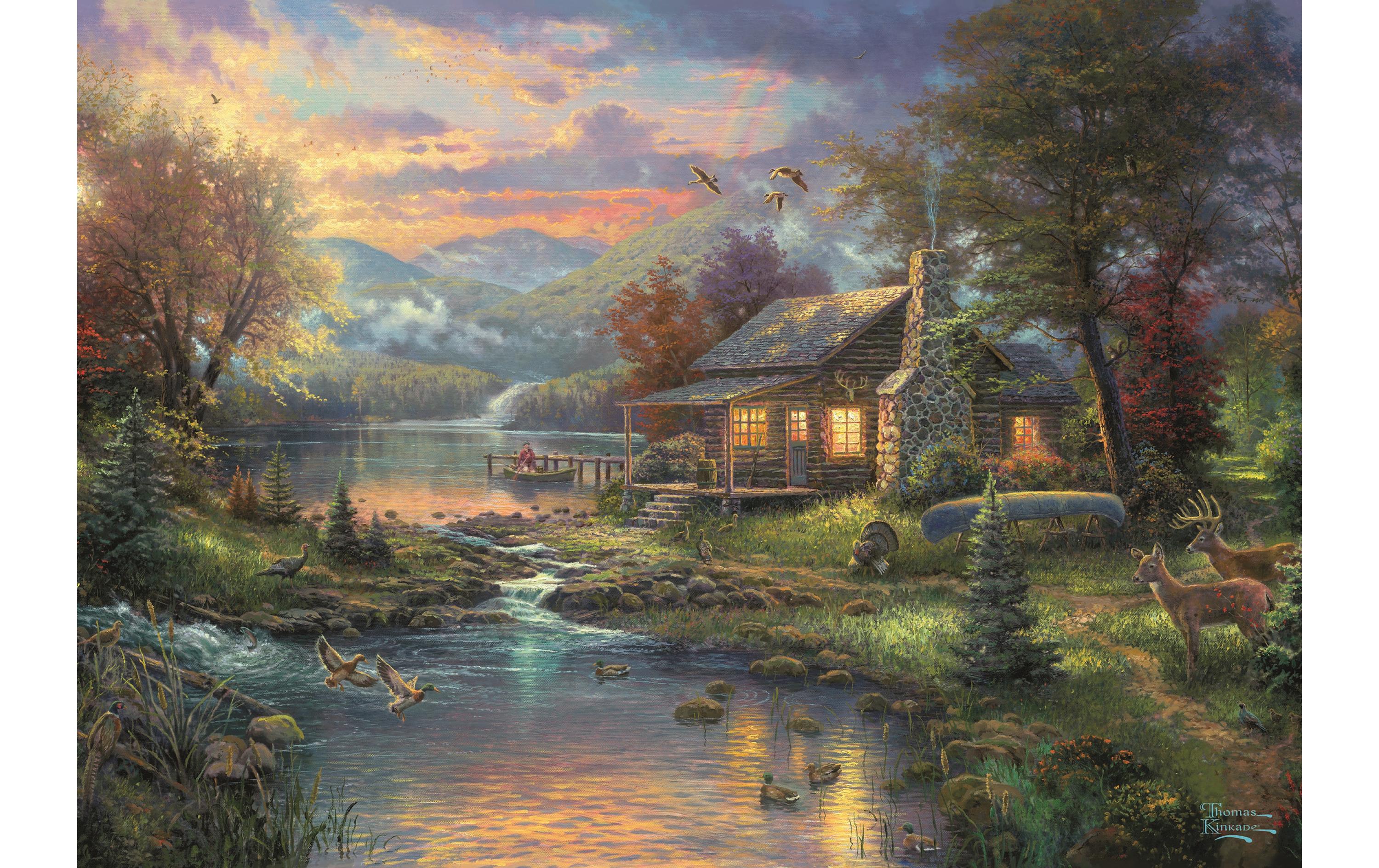 Puzzle Thomas Kinkade: Nature's ParadisePremium Puzzle