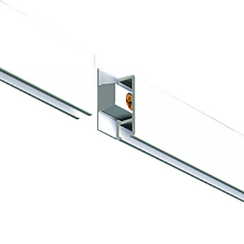 Artiteq Click Rail schilderij ophangsysteem compleet 2 meter wit RAL 9016 overschilderbaar