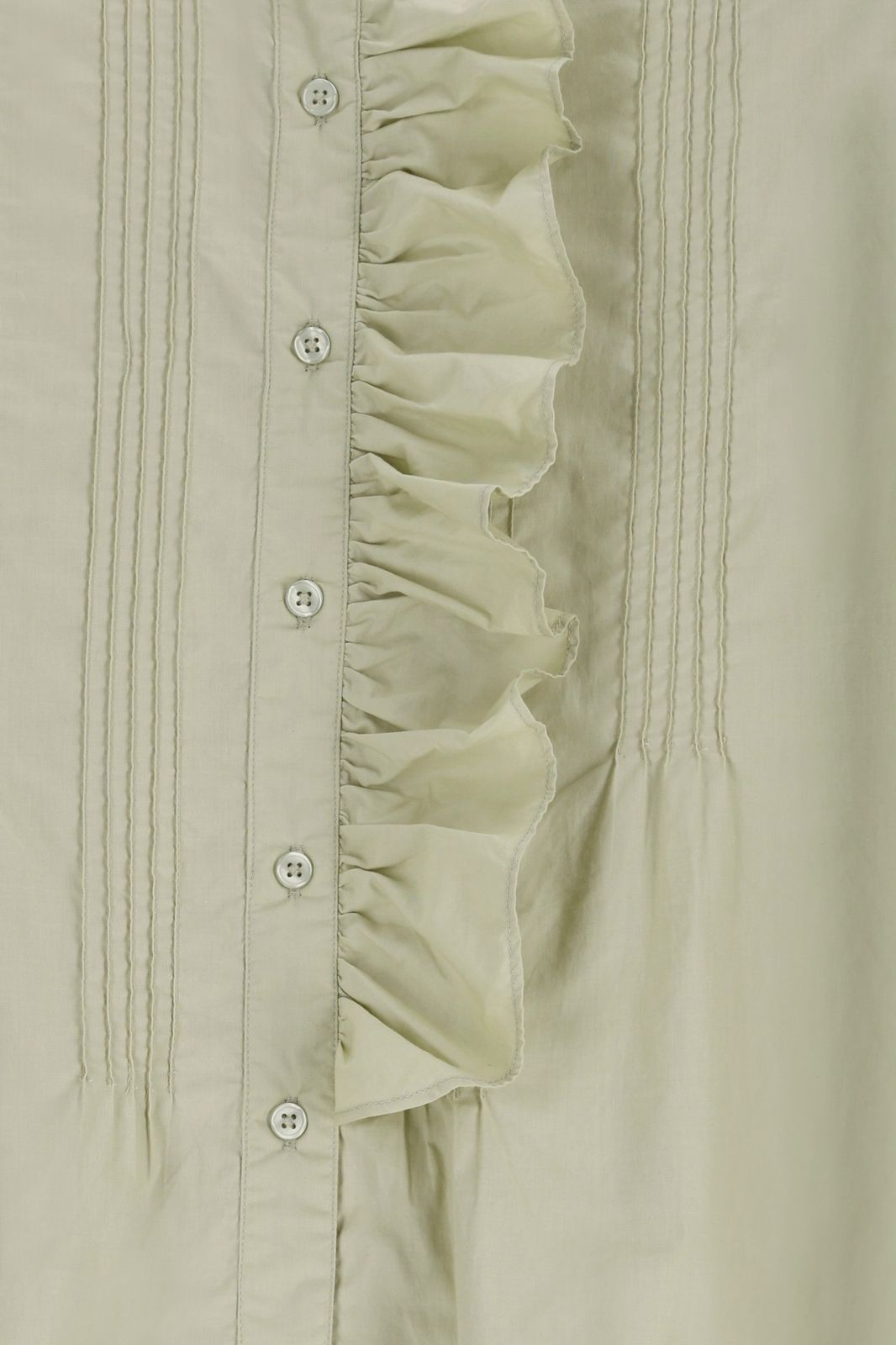 Lichtgroene blouse met borduurwerk