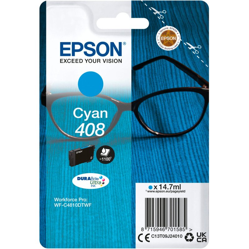 Epson 408 cartouche couleurs séparées pour imprimante jet d'encre