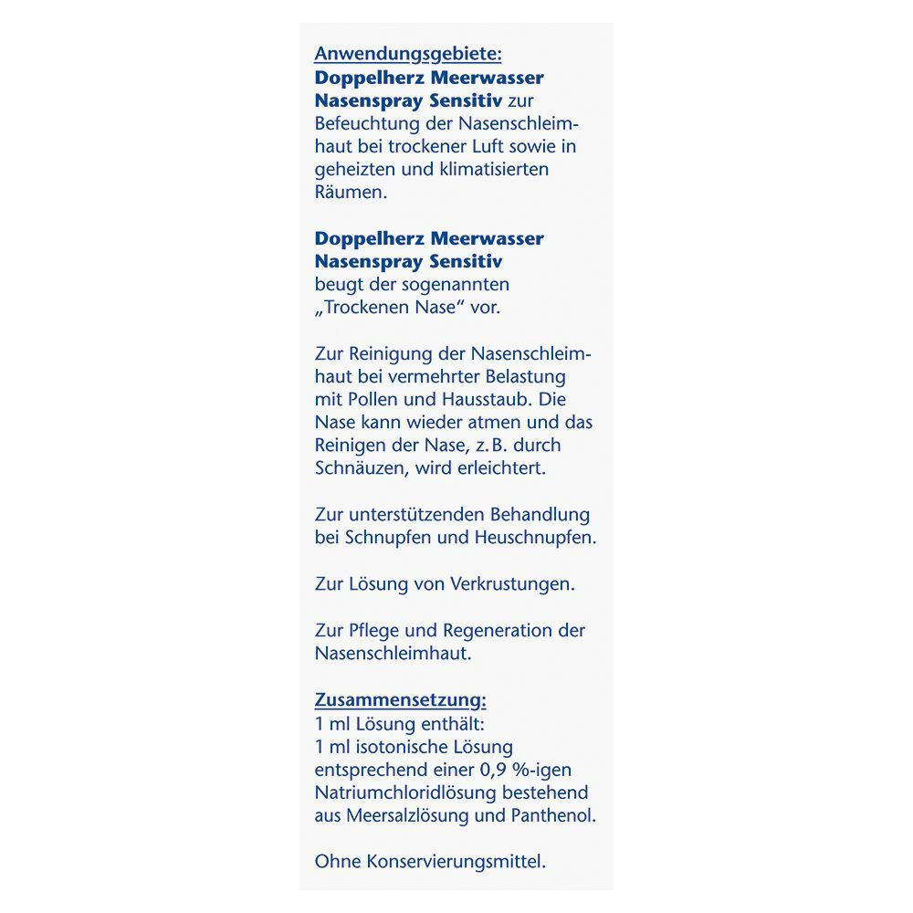 Doppelherz® Meerwasser Nasenspray Panthenol