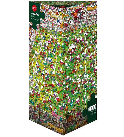 Heye Puzzle Puslespil - Crazy WoRød Cup - 4000 Brikker