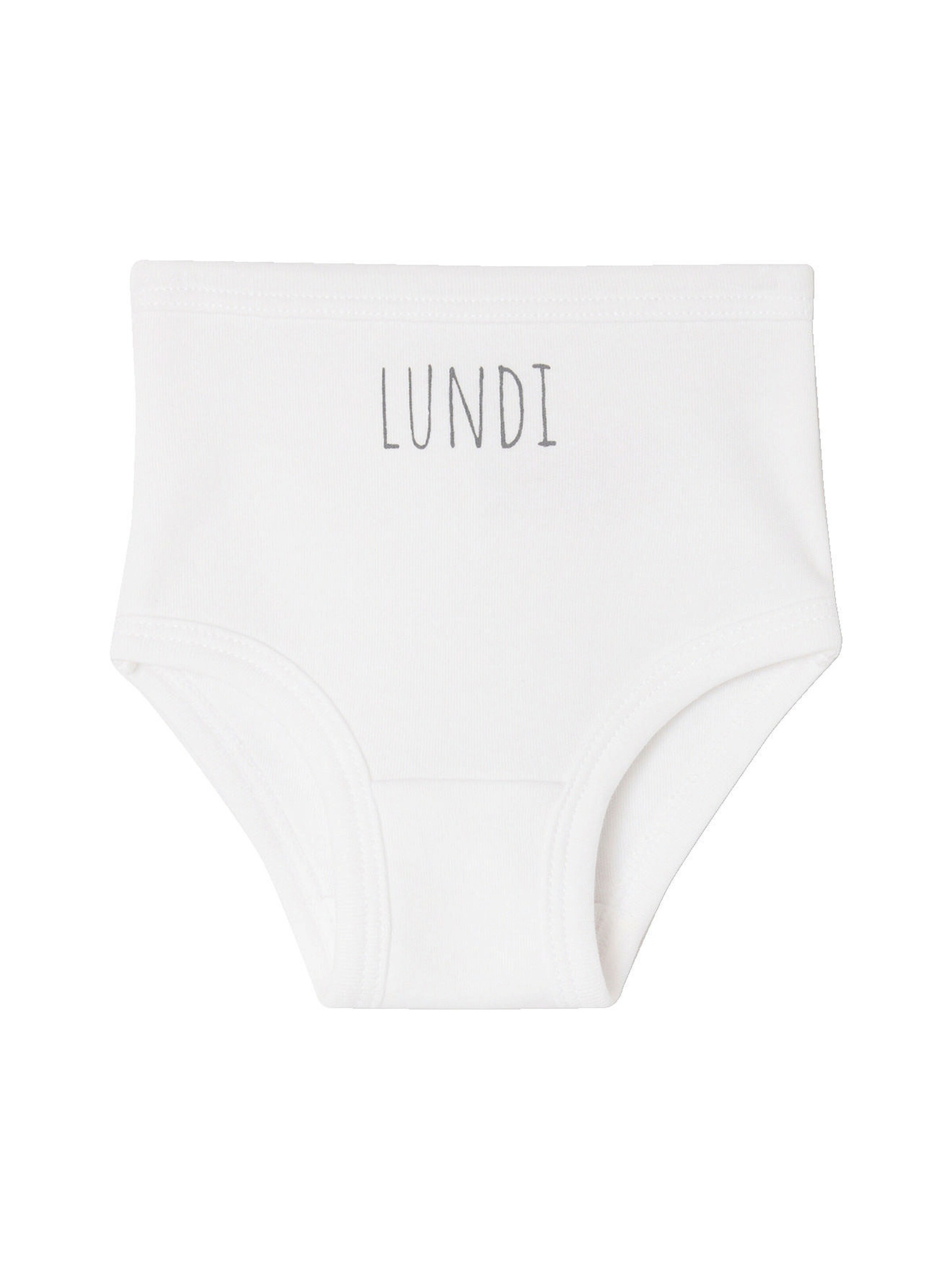 Vertbaudet Bio-Kollektion: 5er-Pack Baby Slips BASIC set weiß