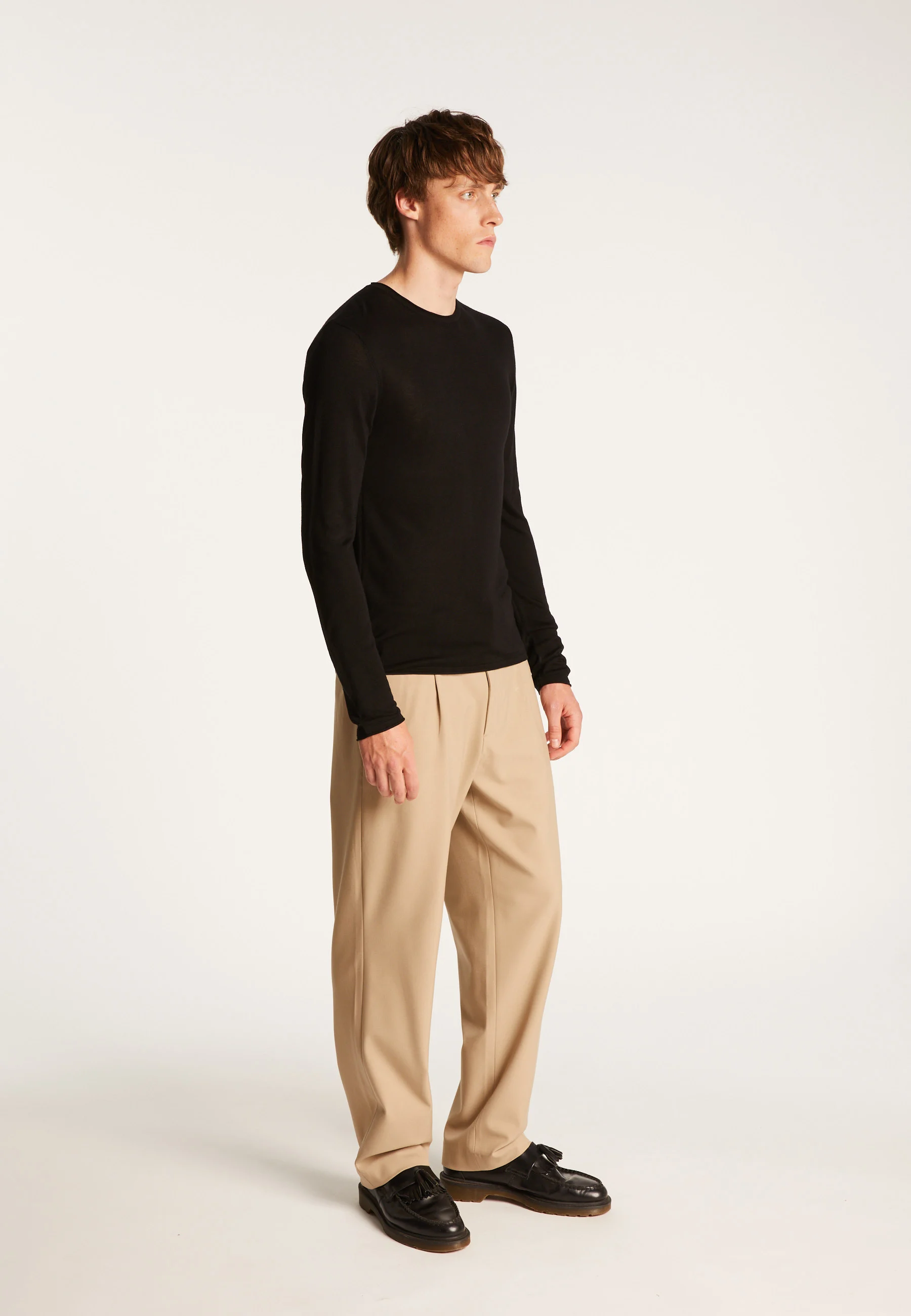 TAFFY - Pull en fibre de bambou cachemire | Noir