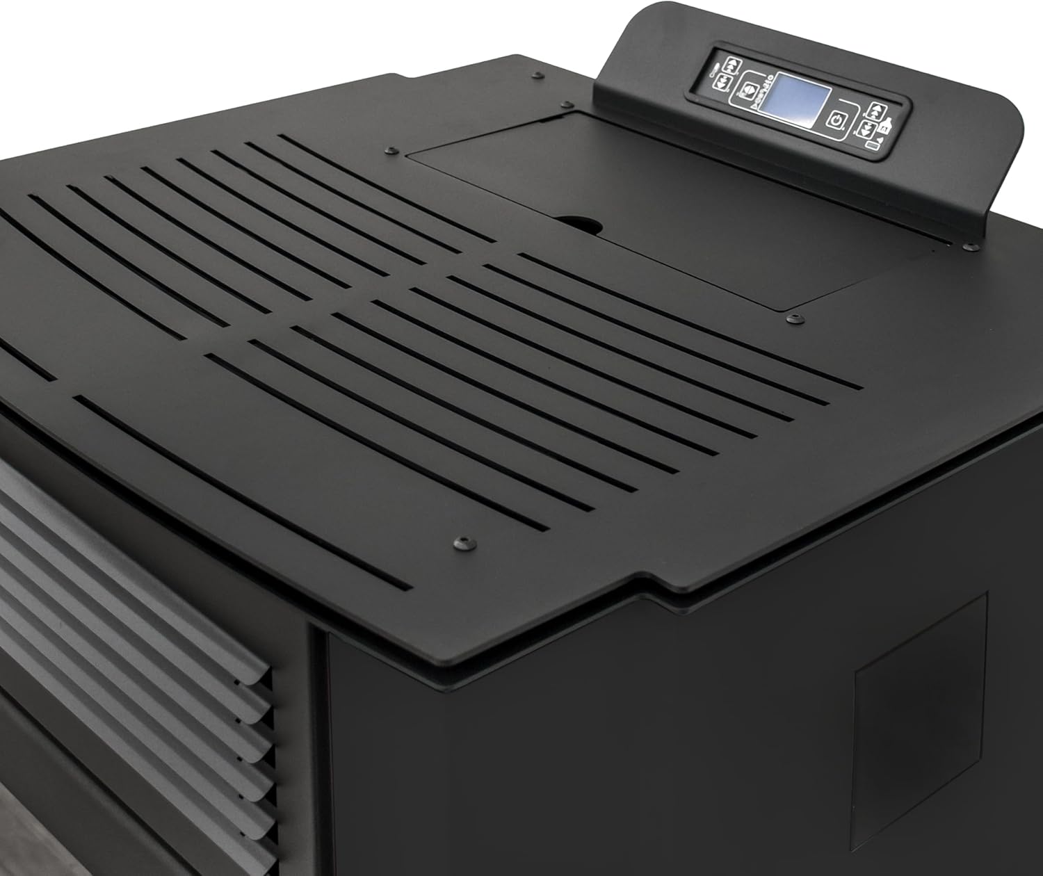 STUFE A PELLET ITALIA Colorado 15 KW | Pelletöfen Effizienz 92% Heizt 140m² Autonomie 15 Std. Programmierbar 5 Geschwindigkeiten und Leistungsstufen 24 Monate Garantie Schwarz