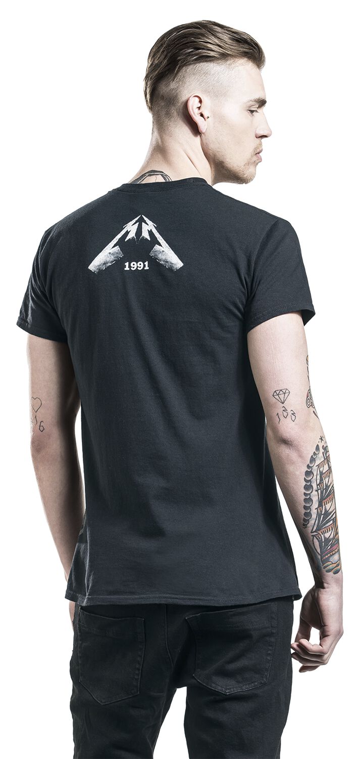 Black Album Faded | Metallica T-Shirt Manches courtes