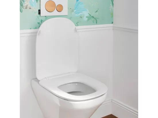 Abattant WC extra-plat JACOB DELAFON Modern Life à descente progressive et déclipsable blanc