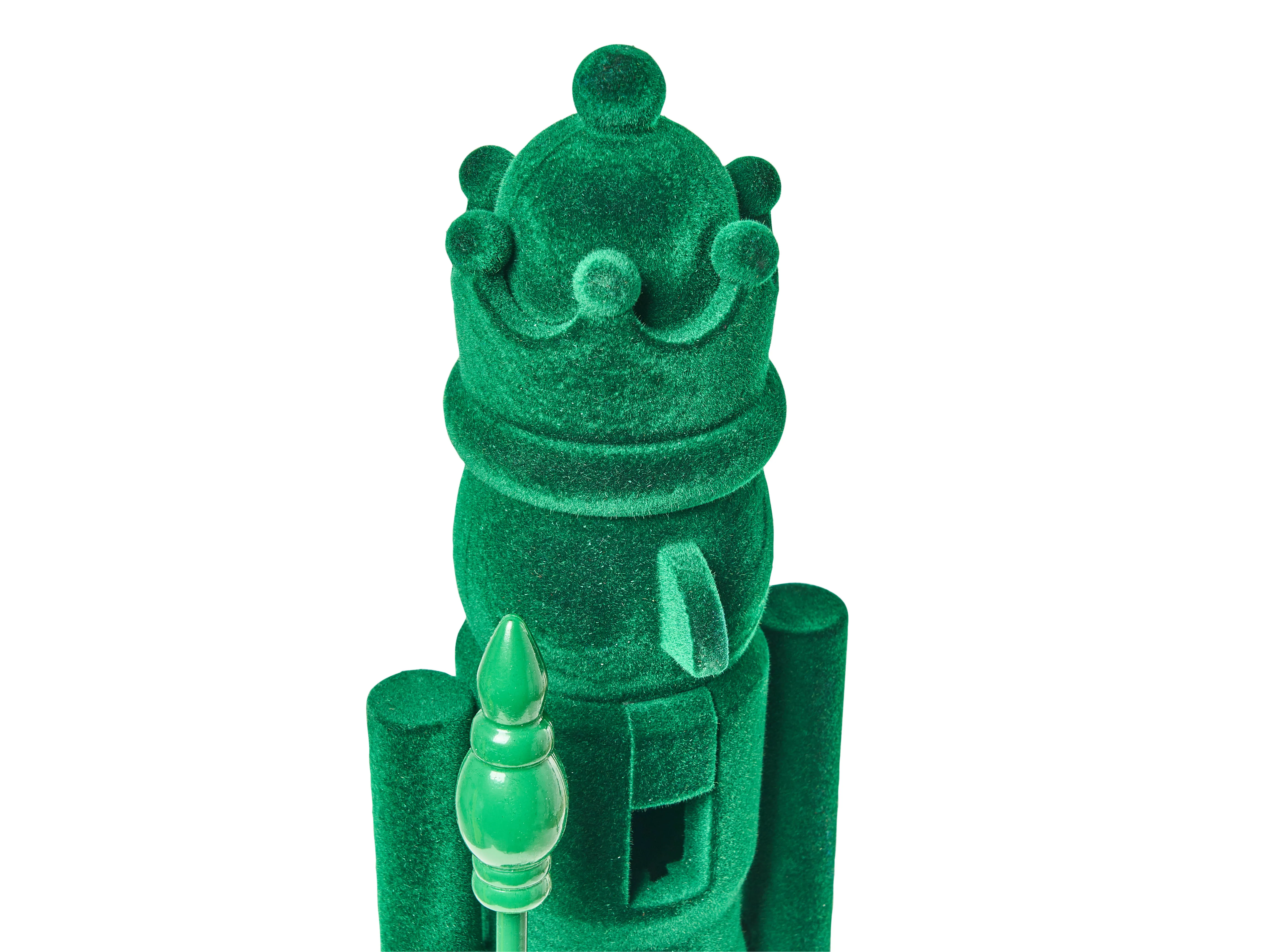 Set van 2 figuren FLATEY Notenkraker 40 cm Groen