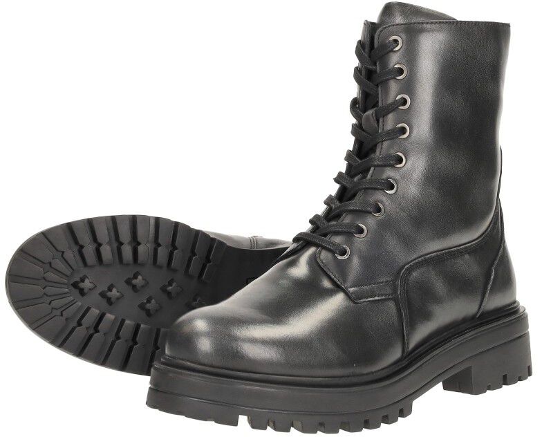 Sub55 Veterschoenen Hoog zwart