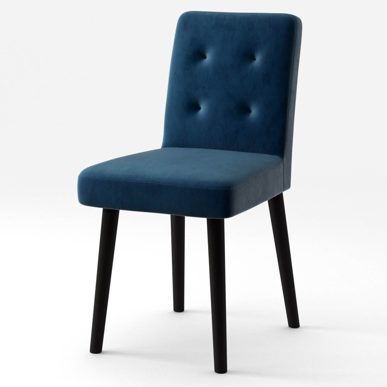 Rodier Intérieurs Chaise Haring bleu marine - 52x57x83 cm