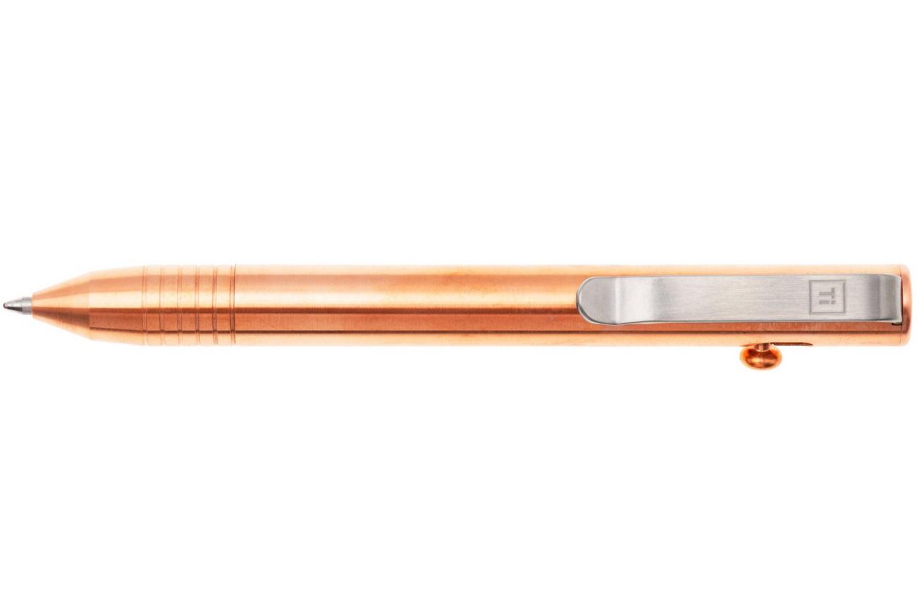 Big Idea Design Base Line Bolt Action Pen BS-BA-CO Copper, everyday carry pen