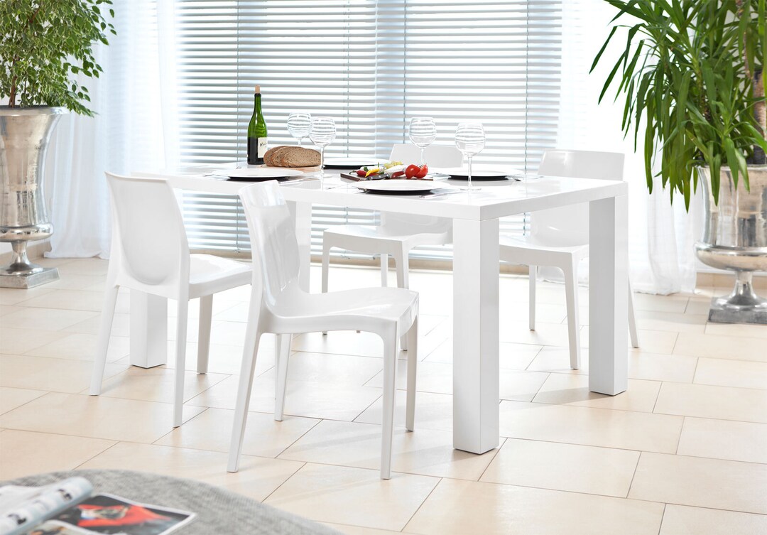 CASAVANTI Esstisch 140 x 90 cm weiß
