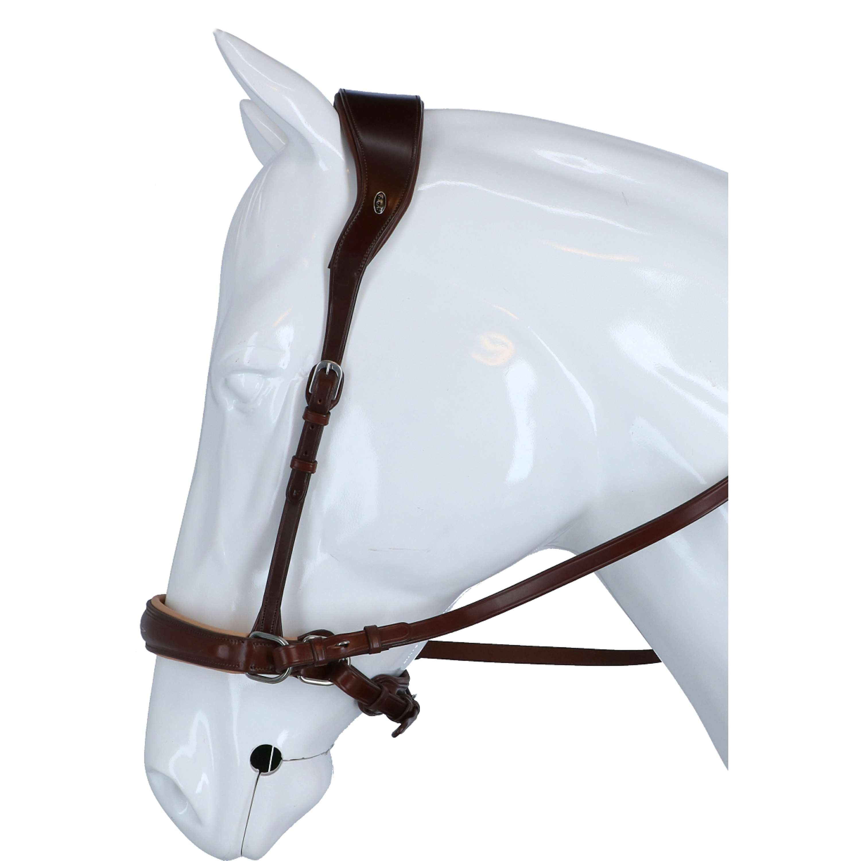 F.R.A. Bitloos Hoofdstel Alizée Mistral Side Pull Rubber Gripteugels B