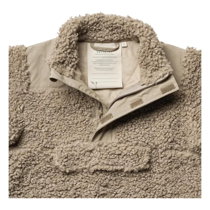 Wheat Anorak Sherpa Matières Recyclées Ruko | Beige