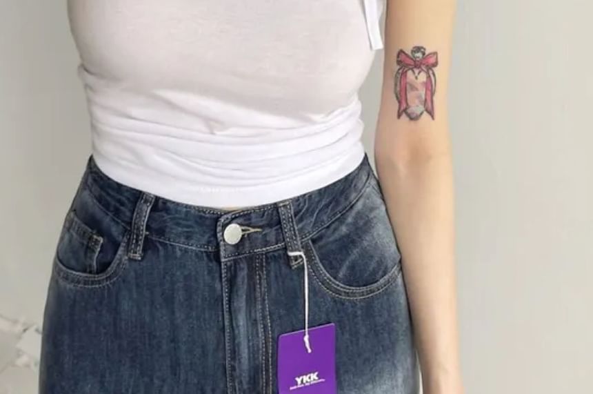 SeoulPop - Effen slim-fit camisole top