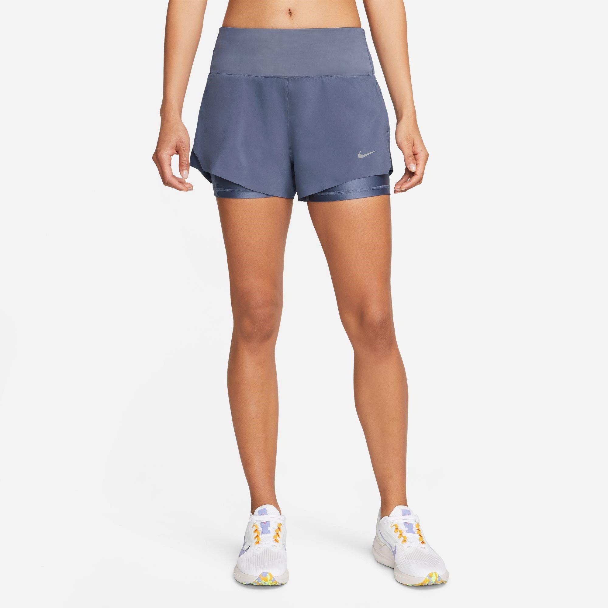 Nike Nike Dri-FIT Swift Women's Mid-Rise 3 2-in-1 Running Shorts with Pockets