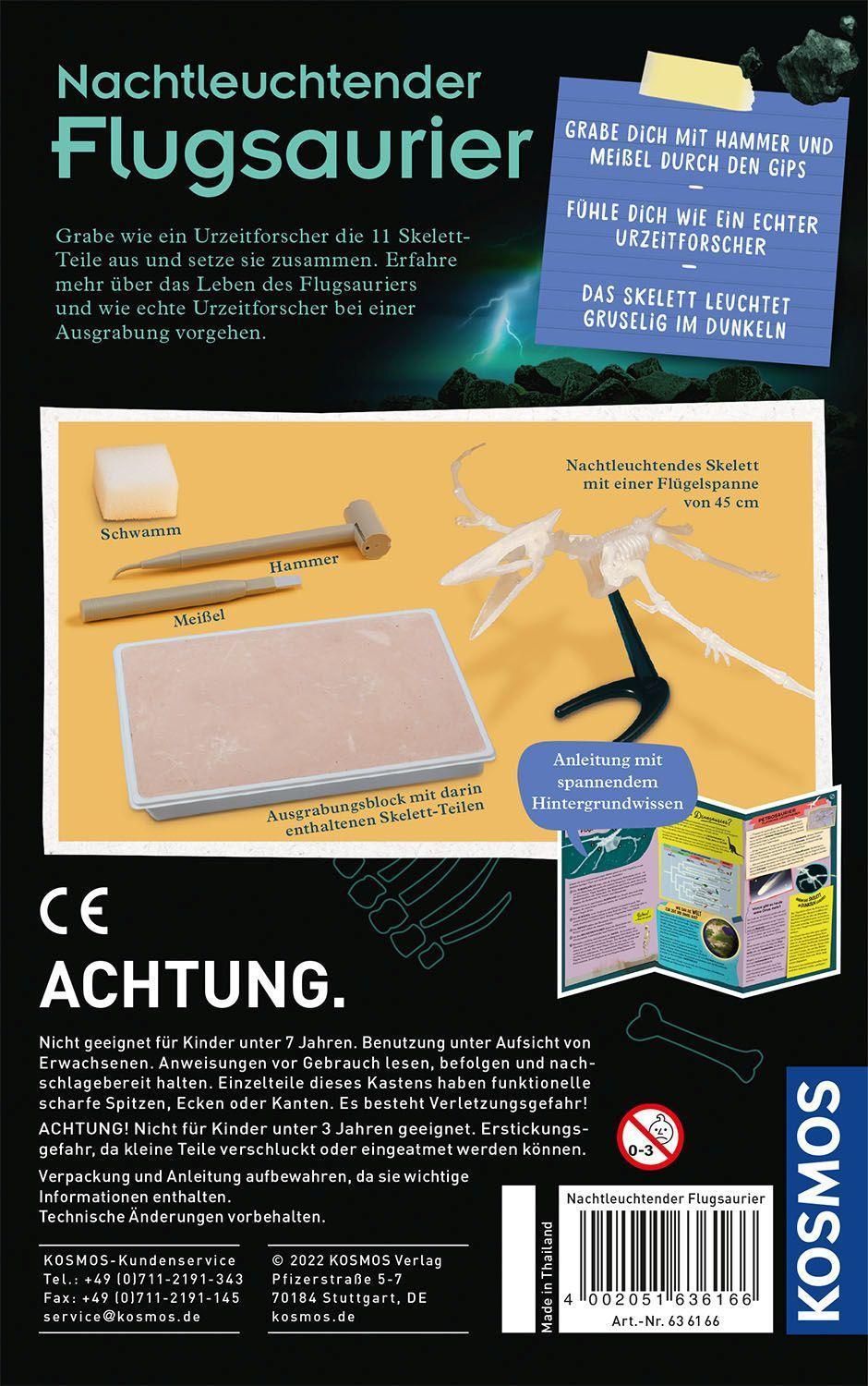 Experimentierkasten NACHTLEUCHTENDER FLUGSAURIER