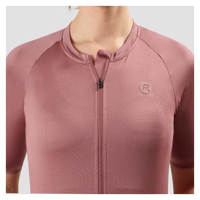 Maillot Manches Courtes Vélo Rogelli Essential II Rose Femme