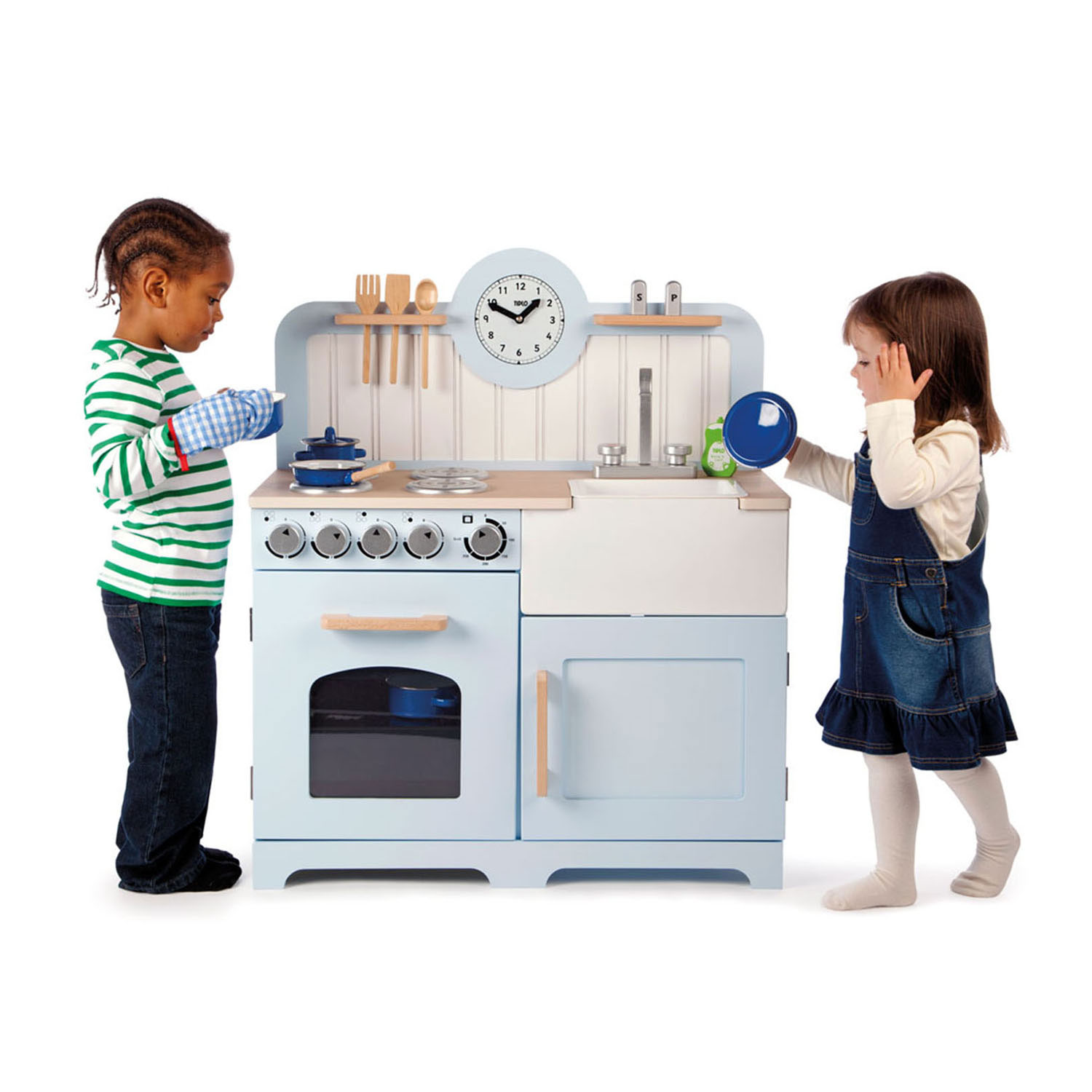 Tidlo Houten Speelkeuken Landelijk,7dlg.