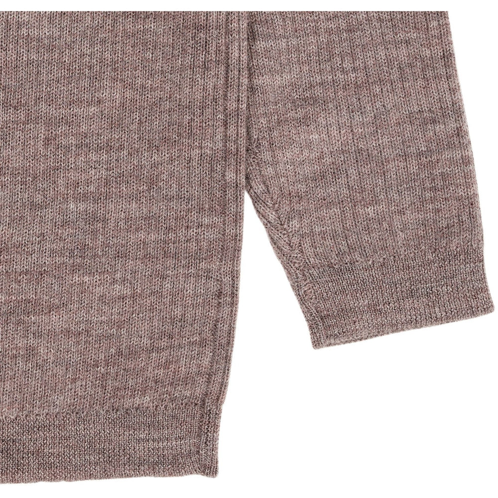 Natural Melange Merino Classic Rib Bluse