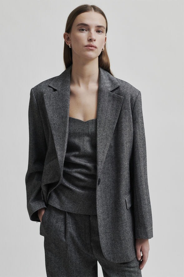 Second Female Waleria Wool Blazer Black