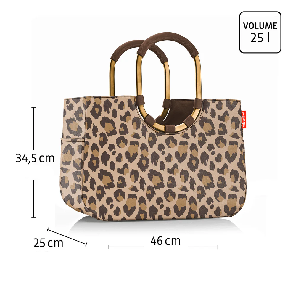 (25l) Loopshopper L Einkaufskorb Shopping Einkaufstasche (OR3104) - Twist Maroon