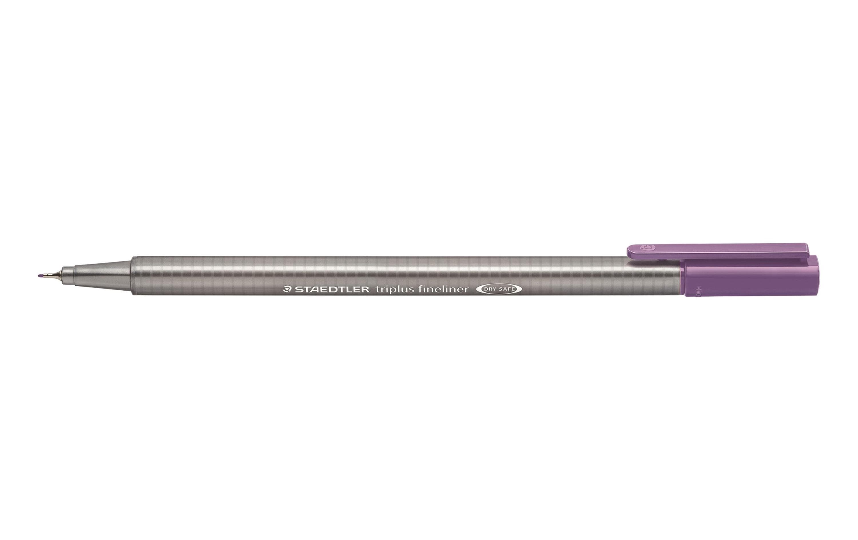 Fineliner Triplus 334 0.3 mm, FliederFeiner Schreiber von Staedtler