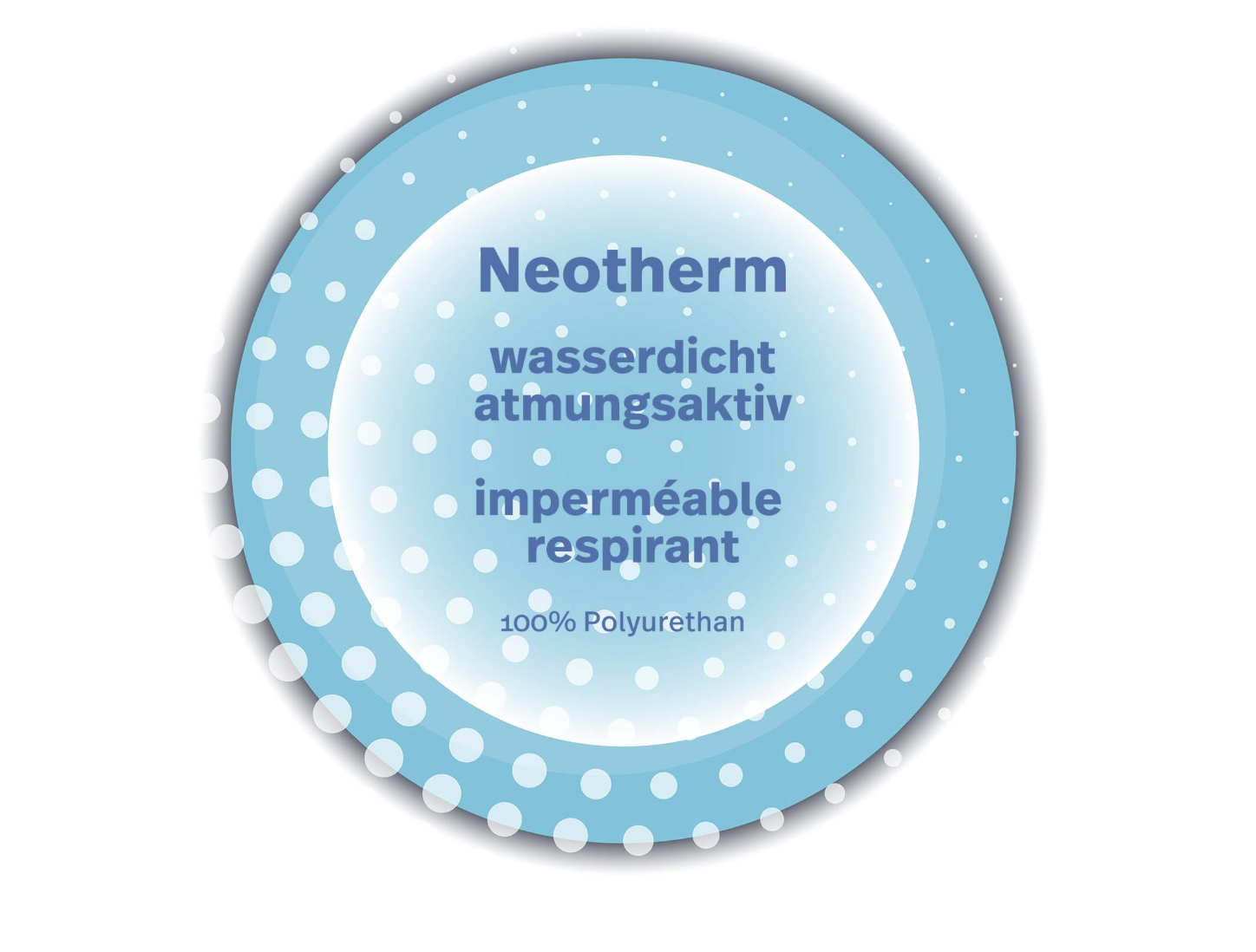 (100x200cm) Vital Matratzenschoner Atmungsaktive Acarsan Antimilben Matratzenauflage Neotherm Membran Bezug (VF-VITA-10/20) - Weiss