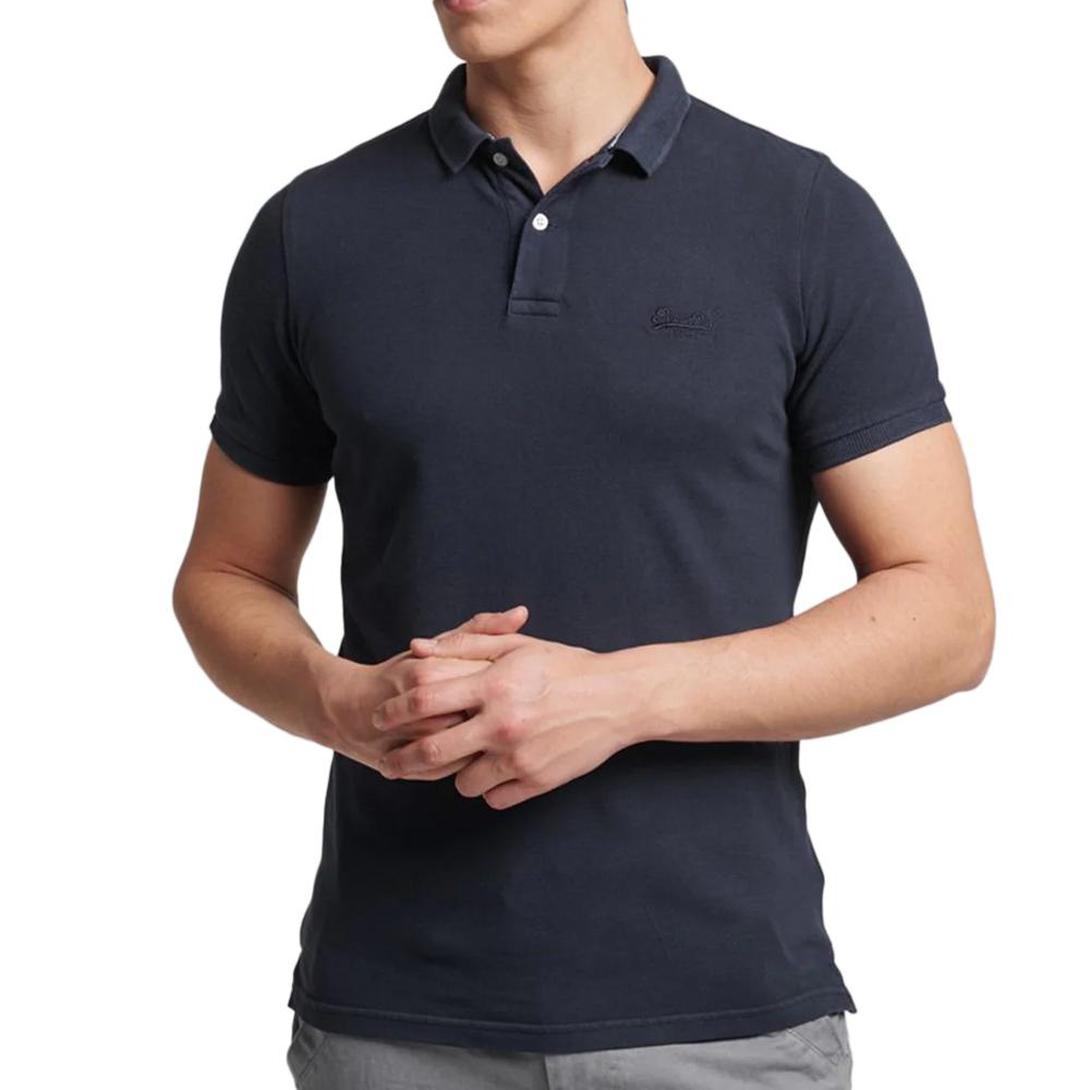 Superdry Polo Marine Homme Superdry Vintage DestroyM