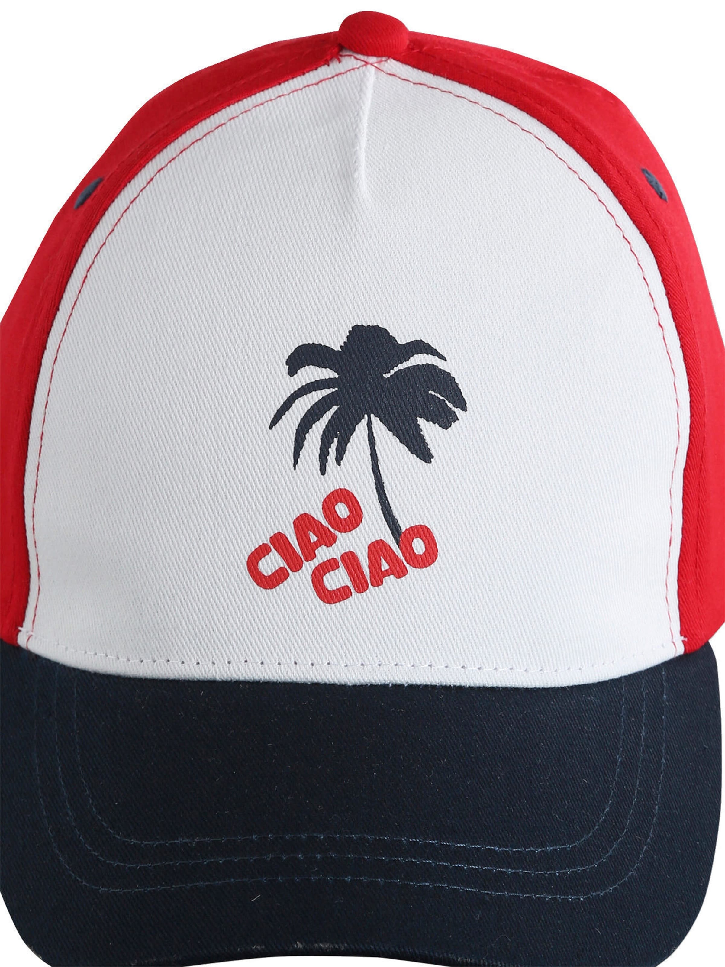 Vertbaudet Jungen Basecap mit Print vorn rot