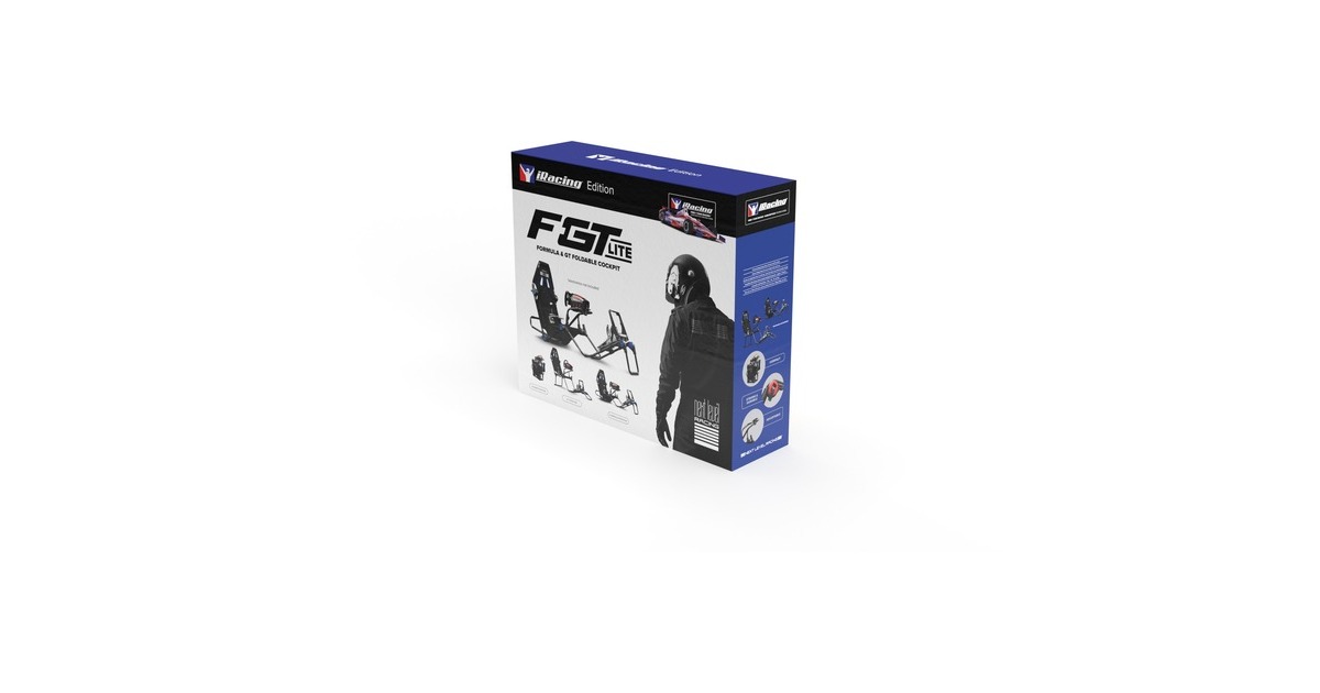 Next Level RacingF-GT LITE iRacing Edition racing simulator  (Zwart/blauw)
