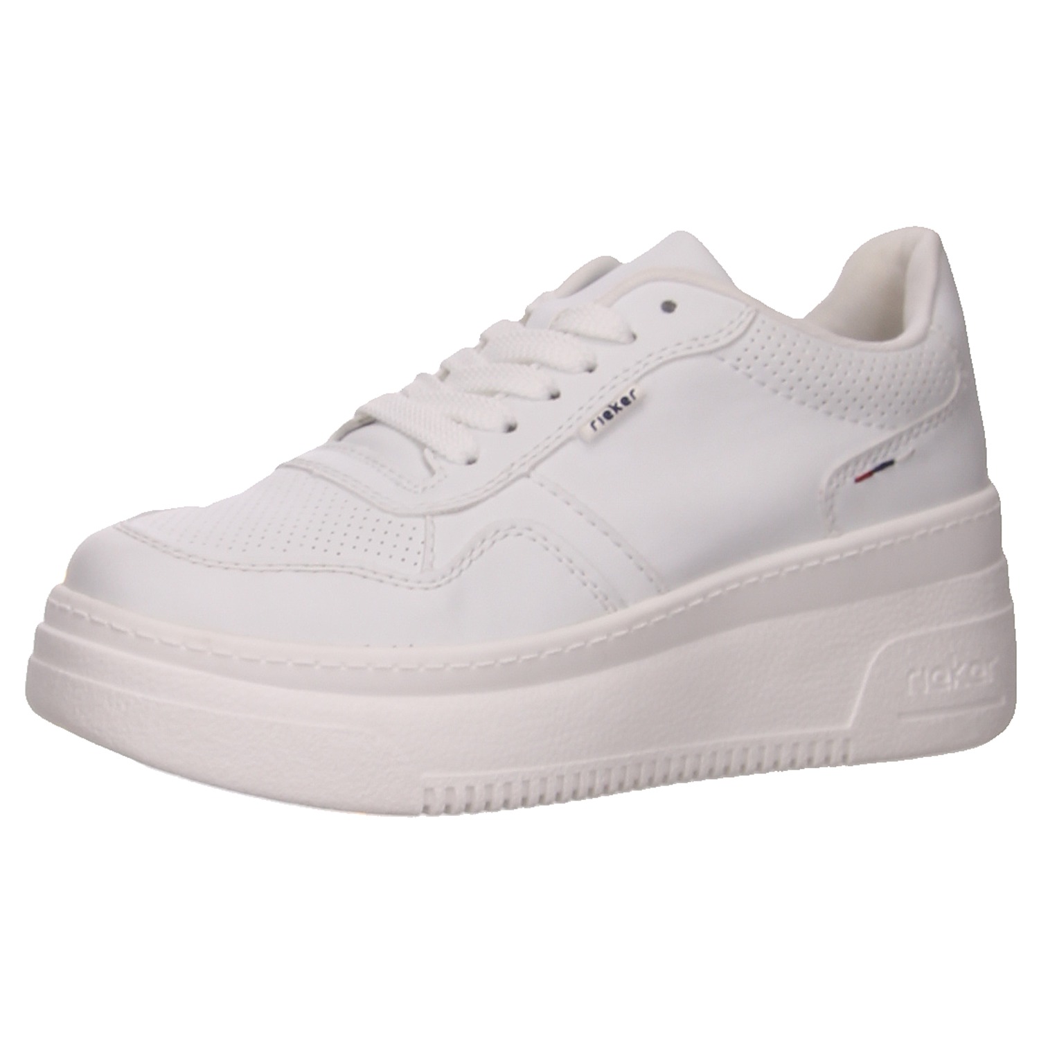 Rieker Sneaker weiß weiss/weiss kombi