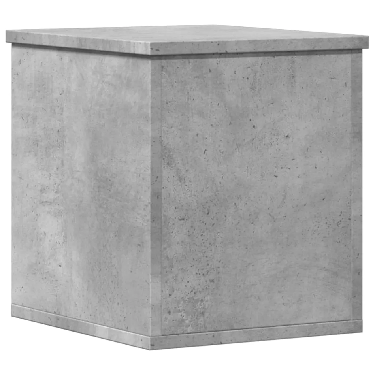VidaXL Boîte de rangement - Gris béton