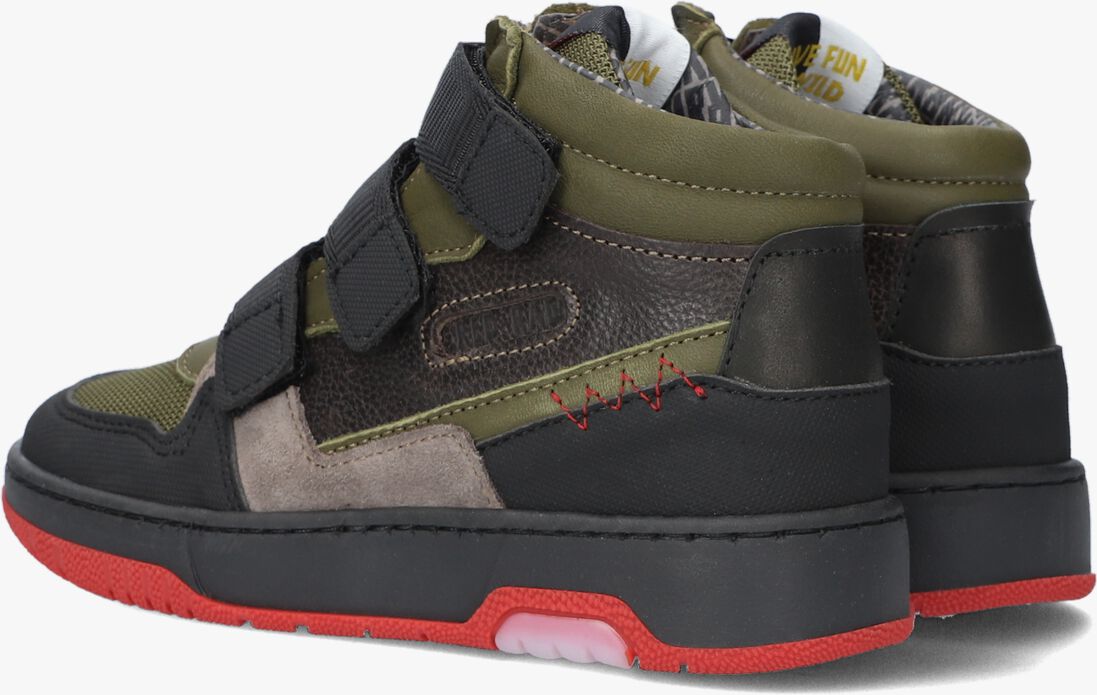 RED-RAG groene red-rag hoge sneaker 13627