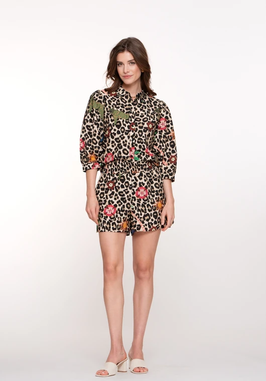 Geisha Korte broek all-over print 51413-20