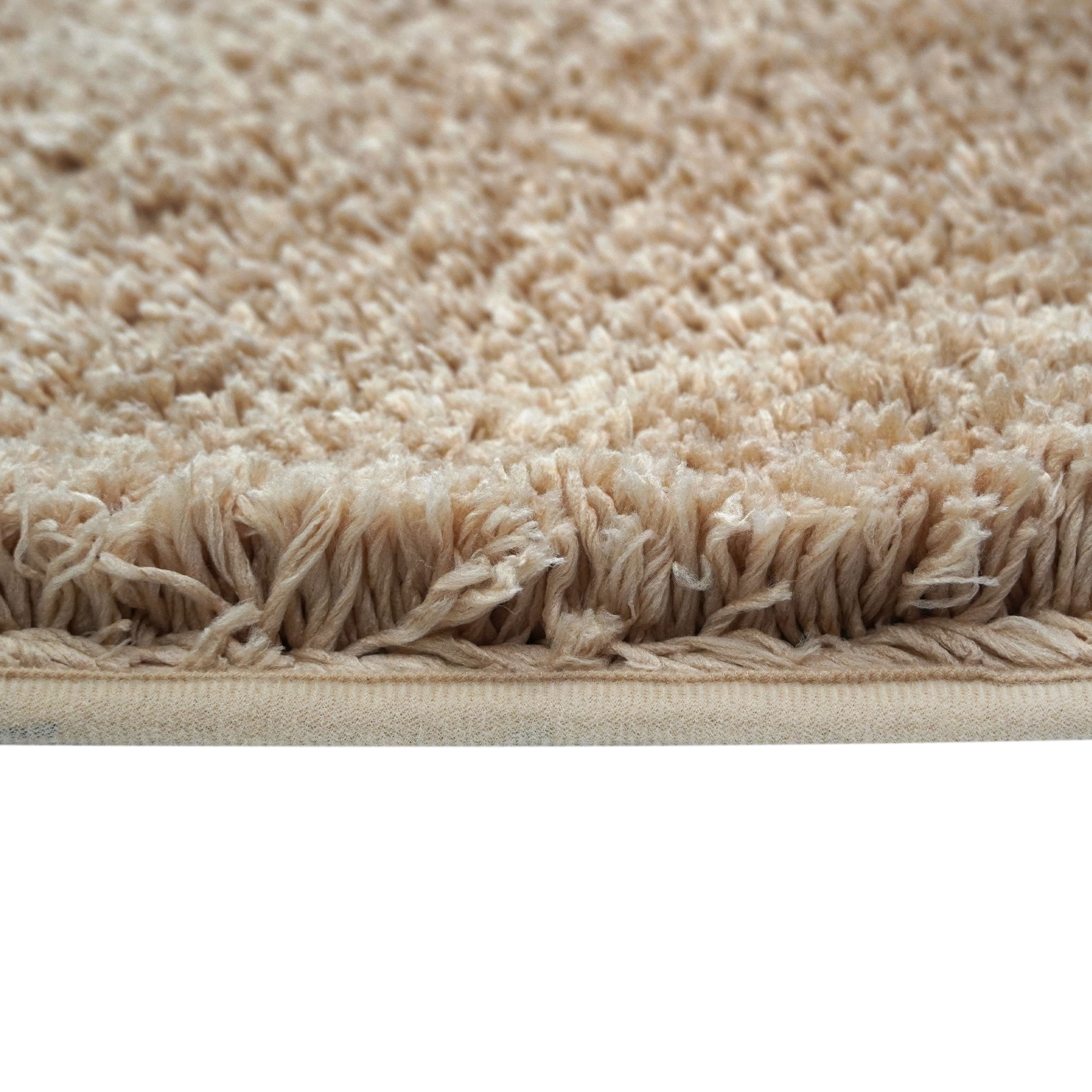 Badteppich Hochflor MERLE 50 x 80 cm beige