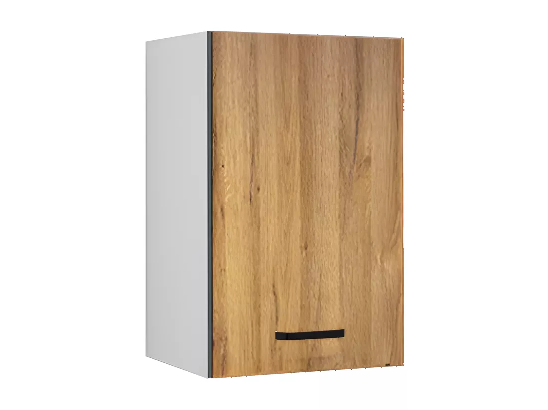 Caisson de cuisine - 1 meuble haut - 1 porte - Naturel & Noir - TRATTORIA